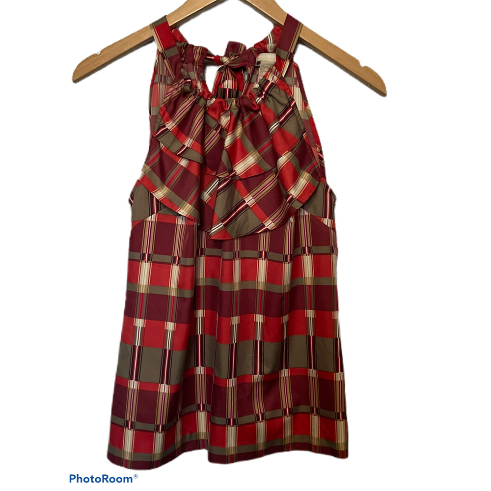 Banana Republic maroon tank XSP, preppy, classic, old money